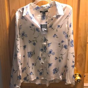 Long sleeve misses blouse